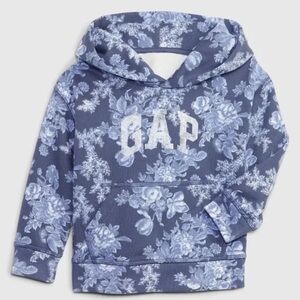 GAP love shack fancy baby Blue Floral Hoodie